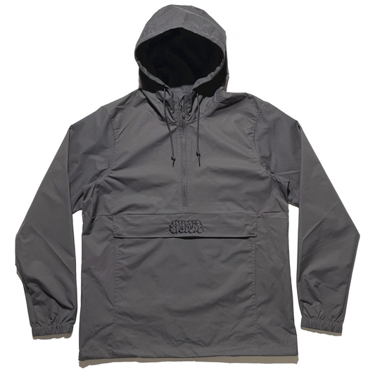 Hollow Logo Quarter-Zip Jacket