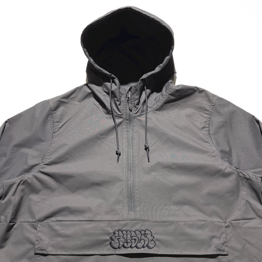 Hollow Logo Quarter-Zip Jacket