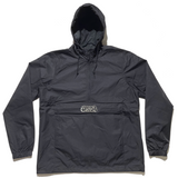 Tag Logo Quarter-Zip Jacket [Black]