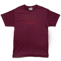 Hollow Tee [Maroon]