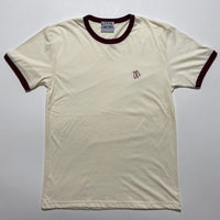 Ringer Tee [Cream/Maroon]