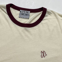 Ringer Tee [Cream/Maroon]