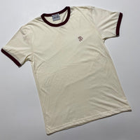 Ringer Tee [Cream/Maroon]