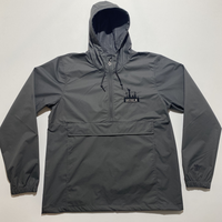 Grave Logo Quarter-Zip Jacket [Grey]