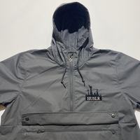 Grave Logo Quarter-Zip Jacket [Grey]