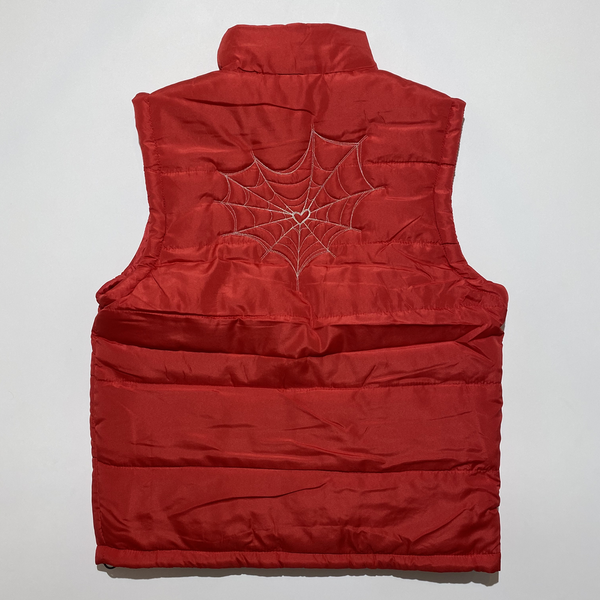 Web Puffer Vest [Red]