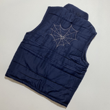 Web Puffer Vest [Navy Blue]