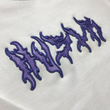 3D Crewneck [White/Purple]