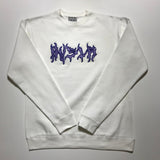 3D Crewneck [White/Purple]