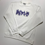 3D Crewneck [White/Purple]