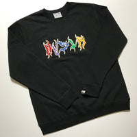 3D Crewneck [Black/Rainbow]