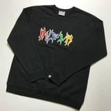 3D Crewneck [Black/Rainbow]