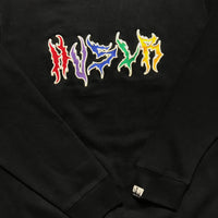 3D Crewneck [Black/Rainbow]