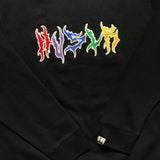 3D Crewneck [Black/Rainbow]