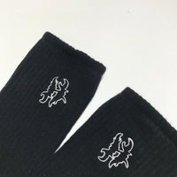 H Logo Socks [Black]