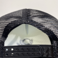 Devil Trucker Hat [Black/White]