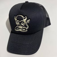 Devil Trucker Hat [Black/Black]