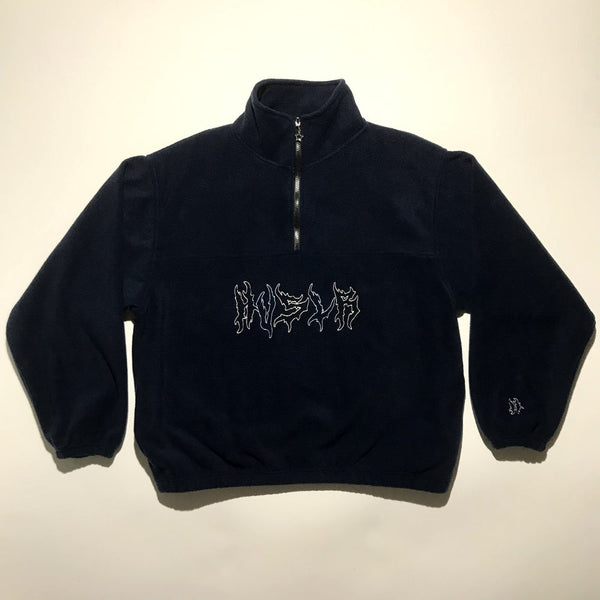 Multi-Color Outline Fleece [Navy Blue]