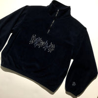 Multi-Color Outline Fleece [Navy Blue]