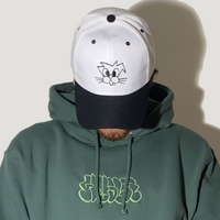 Cat Two Tone Hat [Black/White]